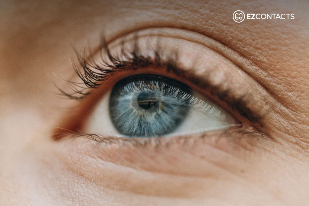 Close-up of a blue eye