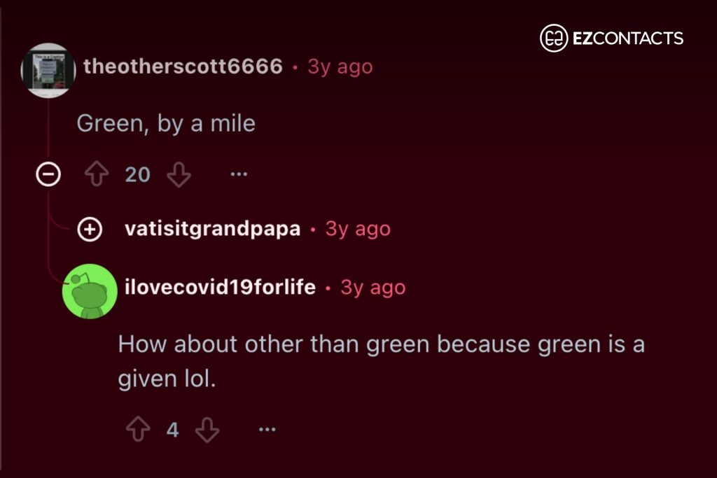 Reddit screenshot