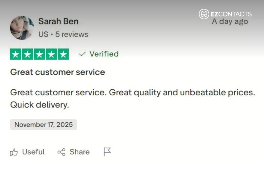 EZContacts review screenshot