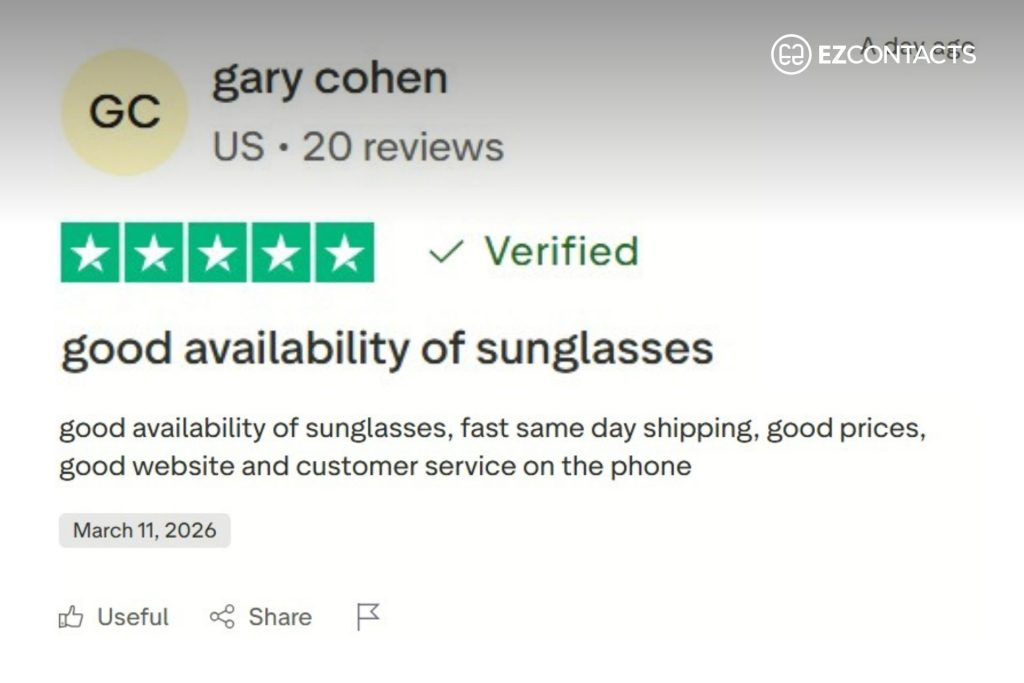 EZContacts review screenshot