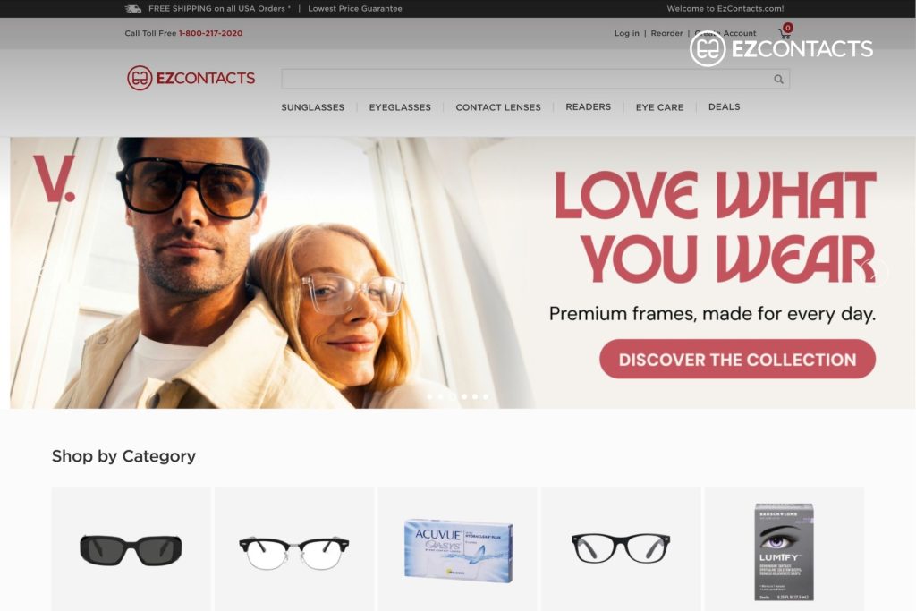 EZContacts homepage