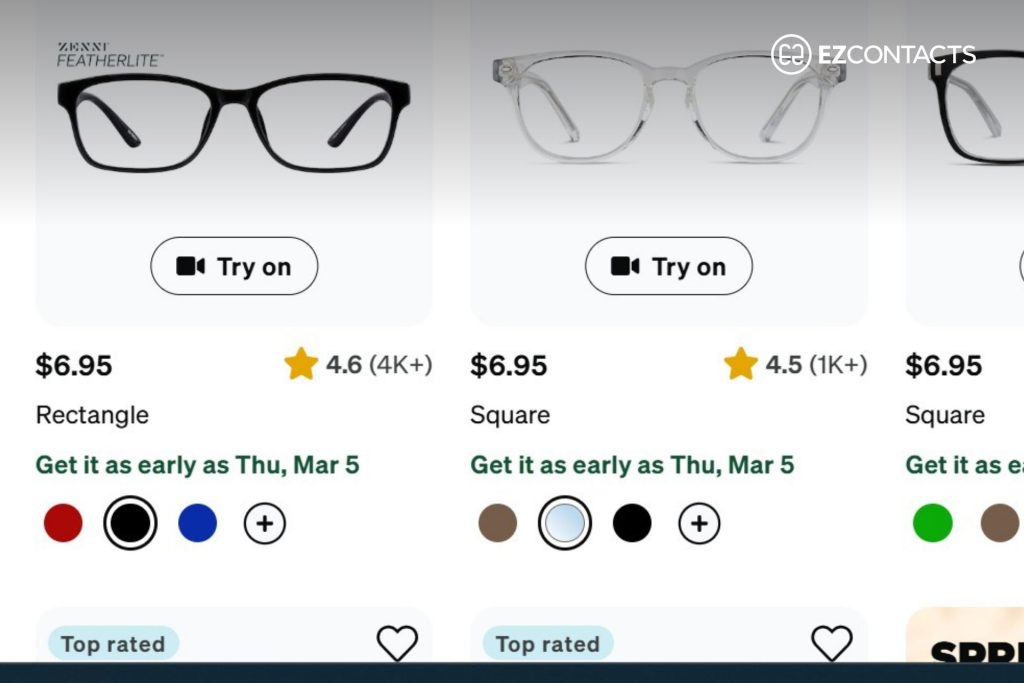 Zenni Optical glasses prices