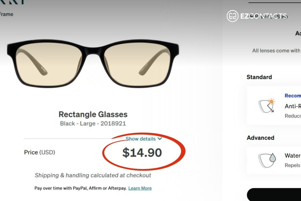 Rectangle sunglasses at Zenni Optical