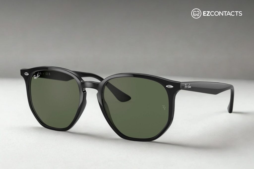 Ray-Ban RB4306 round sunglasses