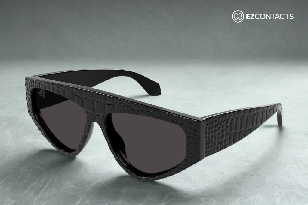 Azzedine AlaÏa AA0097S Croc Sunglasses