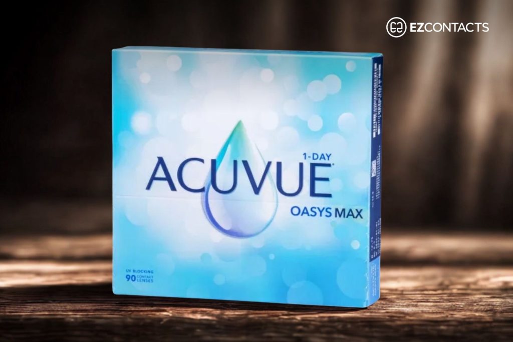Box of ACUVUE 1-DAY OASYS Max