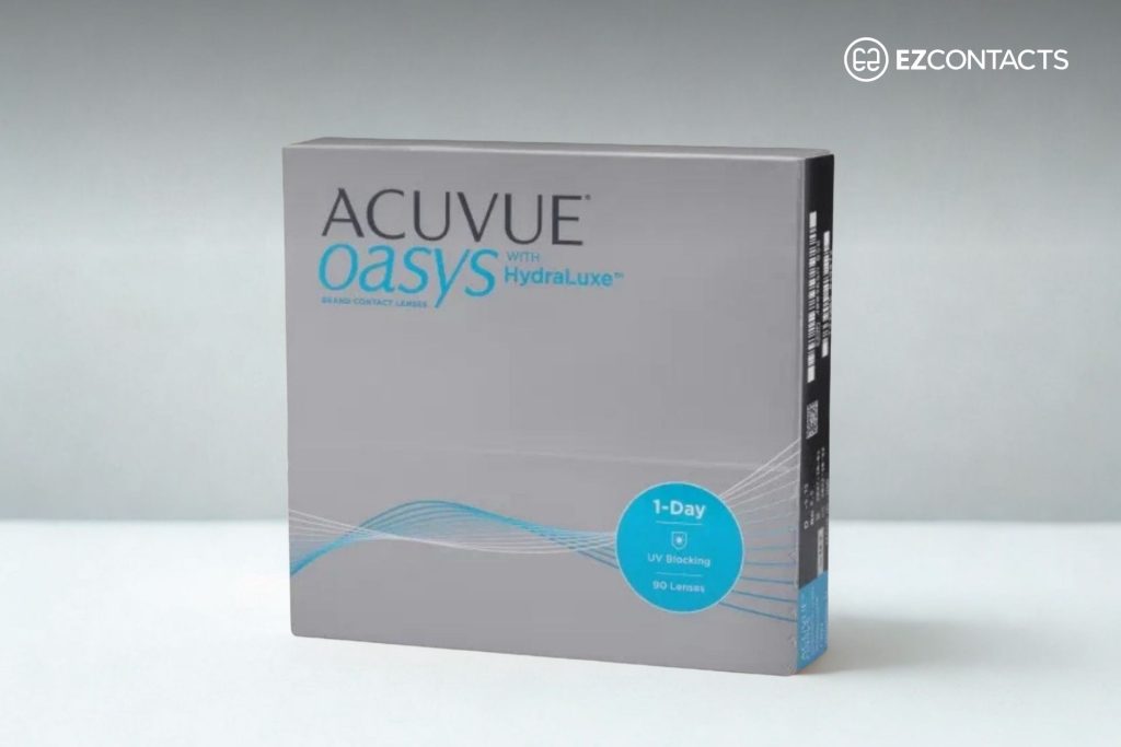 A Box of ACUVUE OASYS 1-Day Lenses