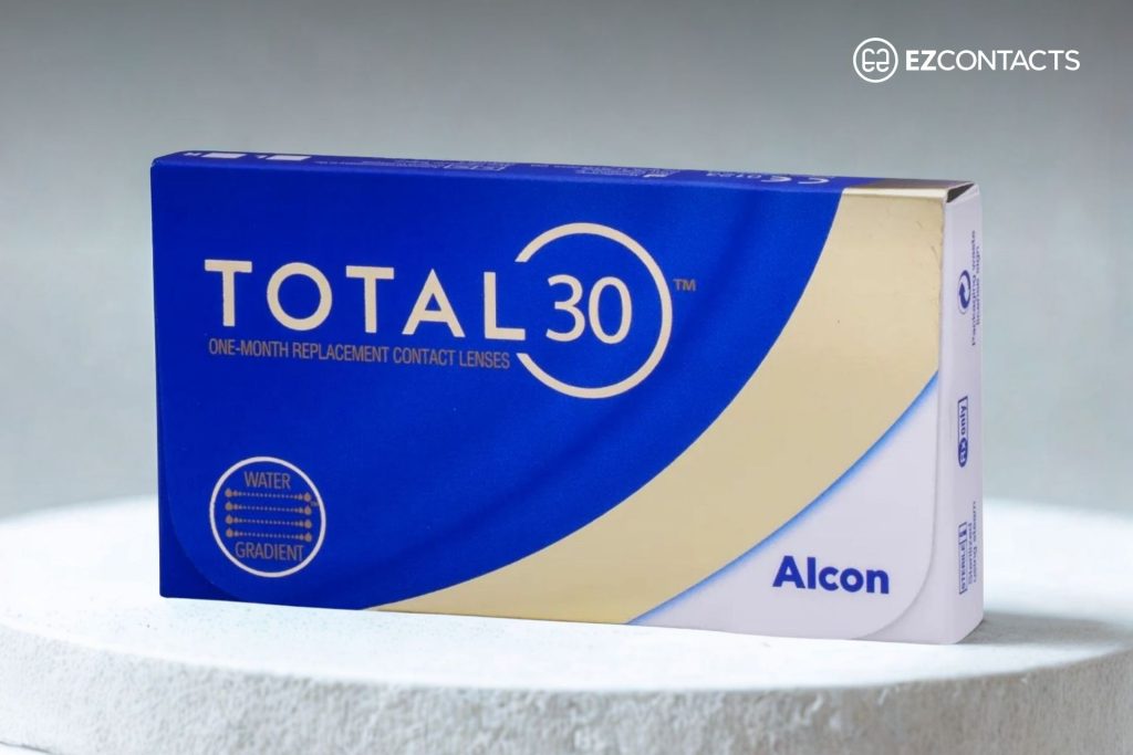 Box of Alcon’s TOTAL30 Monthly Lenses