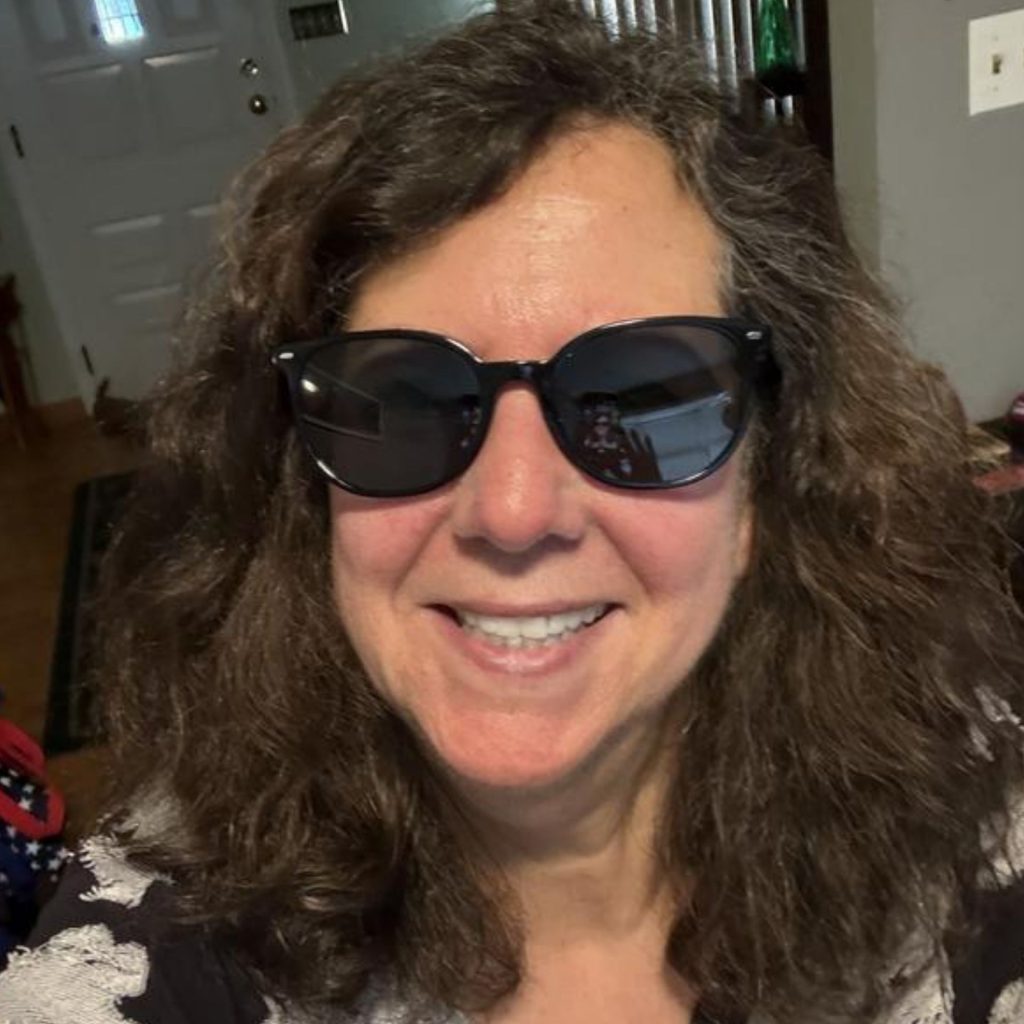Customer wears Ray-Ban RB2197 glasses