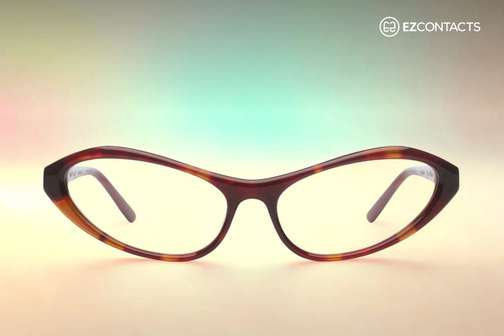 Chanterelle oval cat-eye glasses