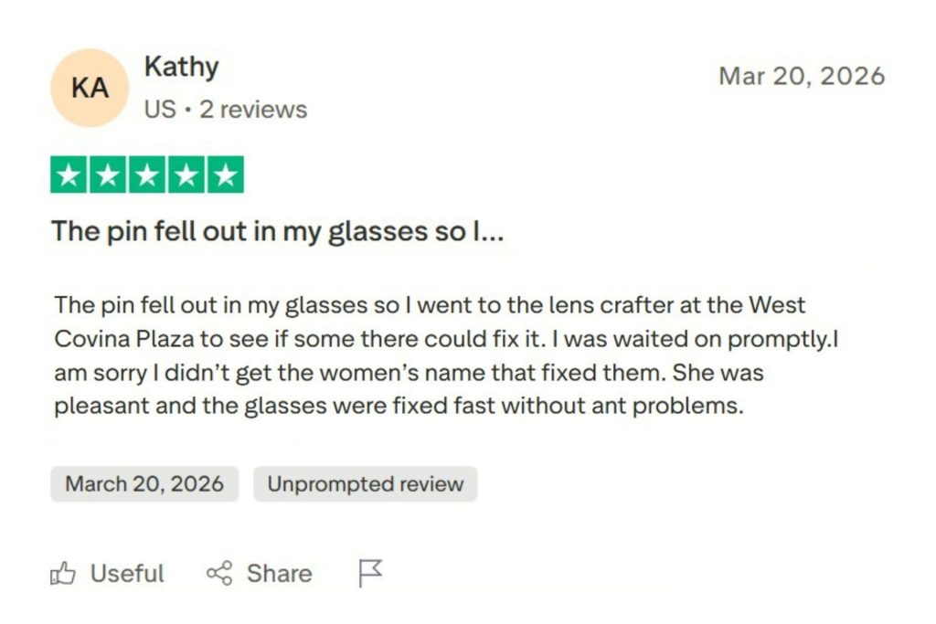 Trustpilot review screenshot