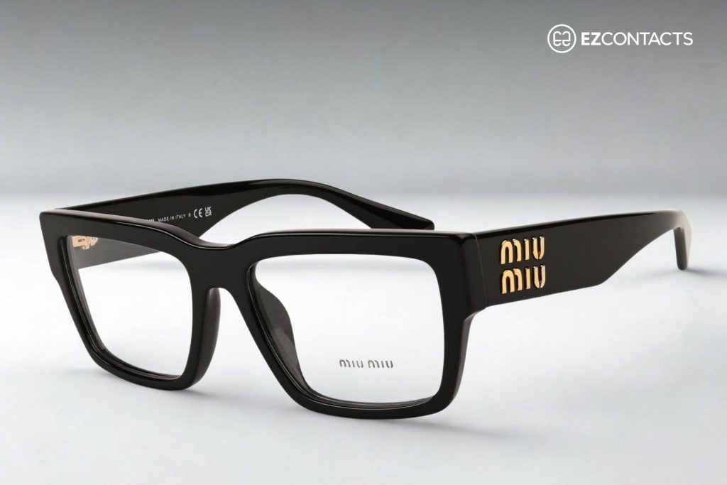 Miu Miu MU 02XV black glasses