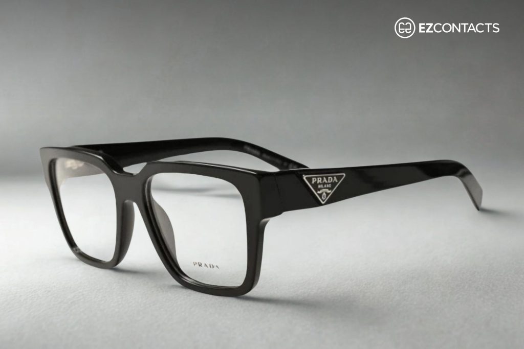 Prada PR 08ZV black glasses
