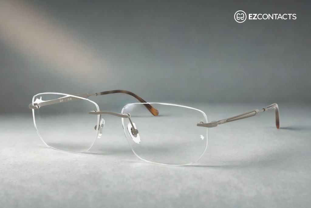 Ray-Ban RX3768V rimless frames