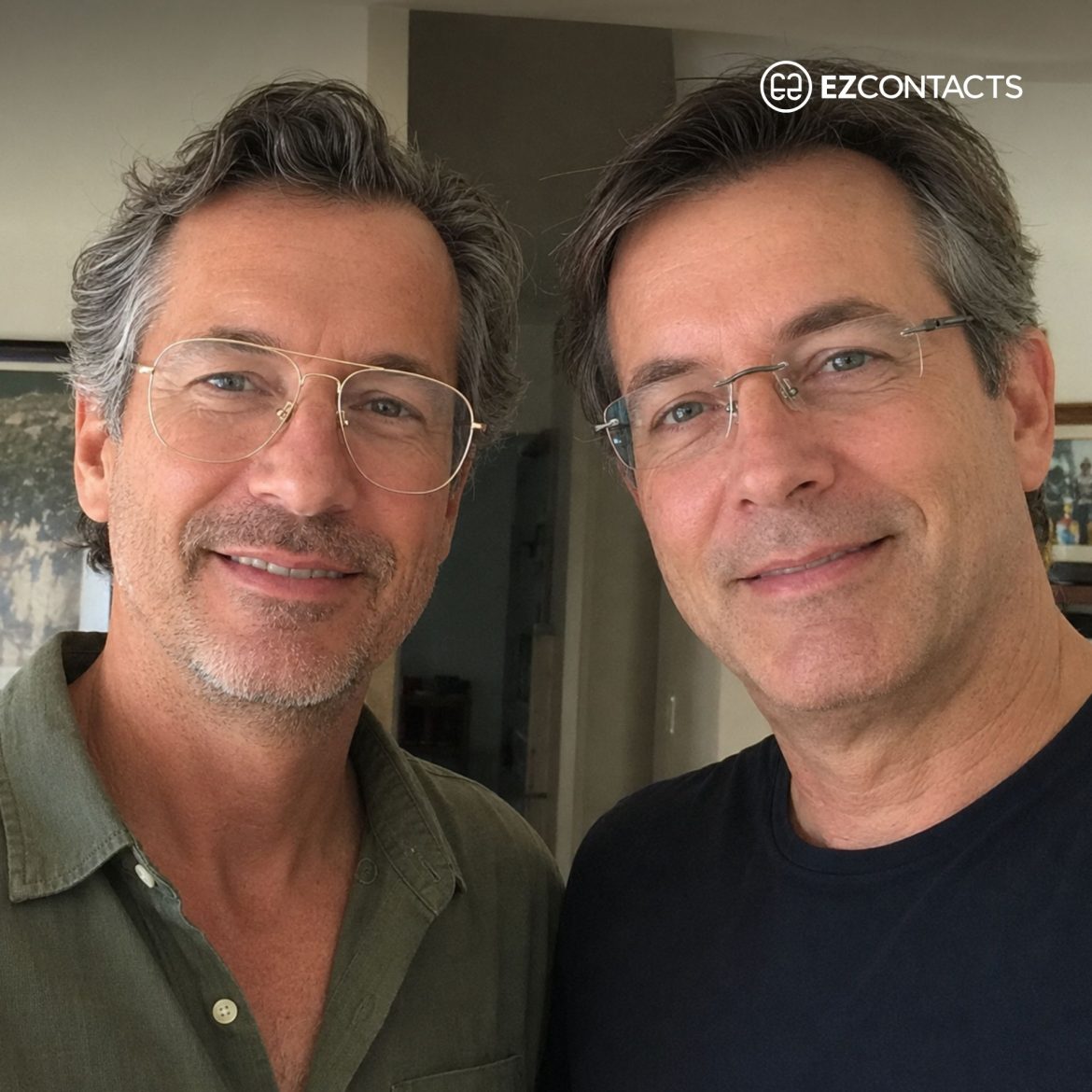 Two Men wearing glasses