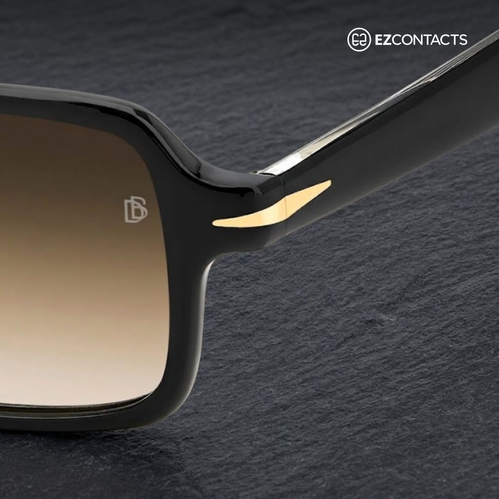 Close-Up of David Beckham sunglasses