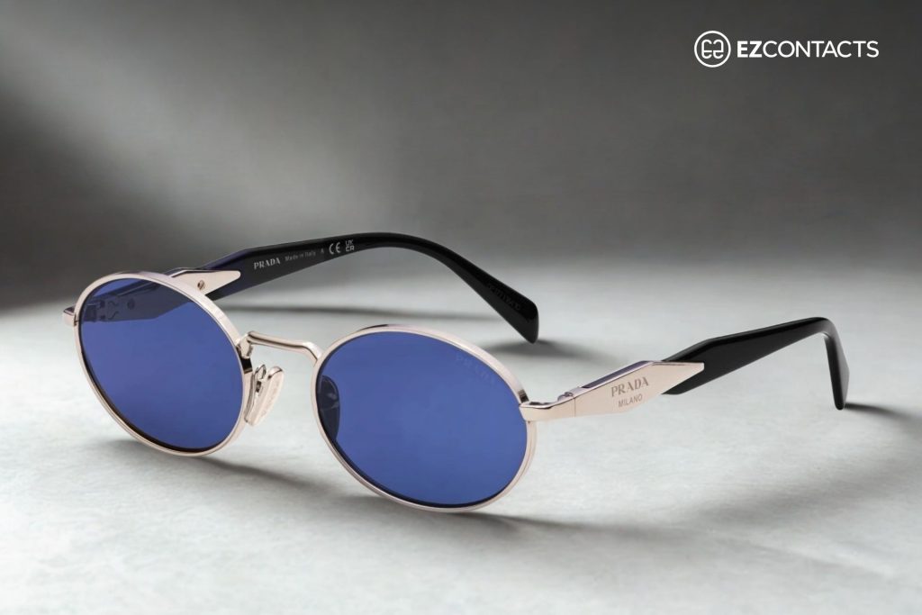 Prada PR 65ZS sunglasses with dark gray lenses