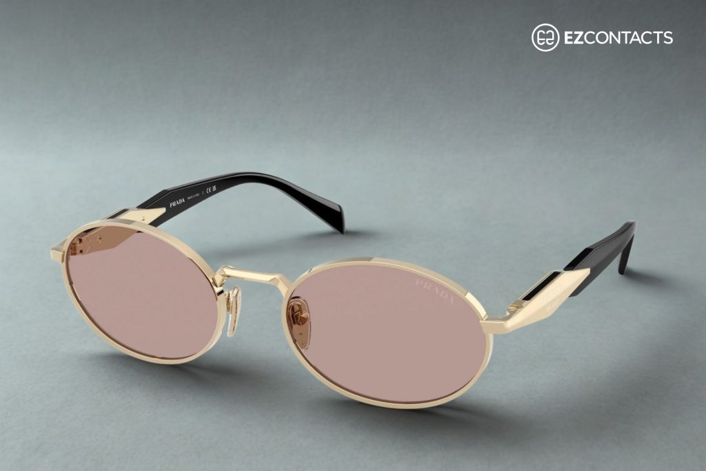 Prada PR 65ZS sunglasses with pink lenses