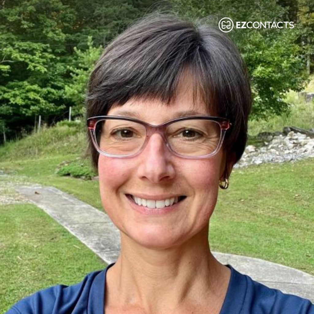 EZContacts Customer Wears Purple Graident Coach HC6089 Glasses