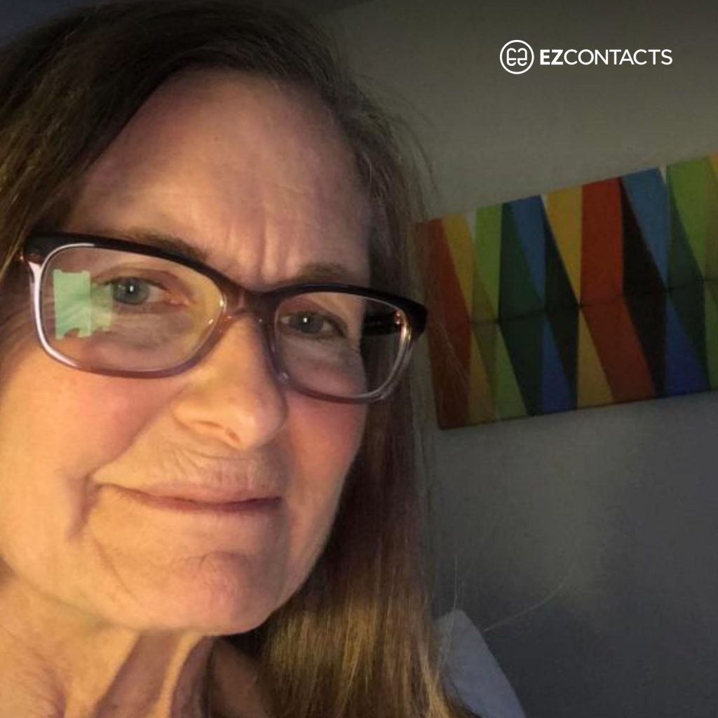 EZContacts Customer Wears Brown Graident Coach HC6089 Glasses