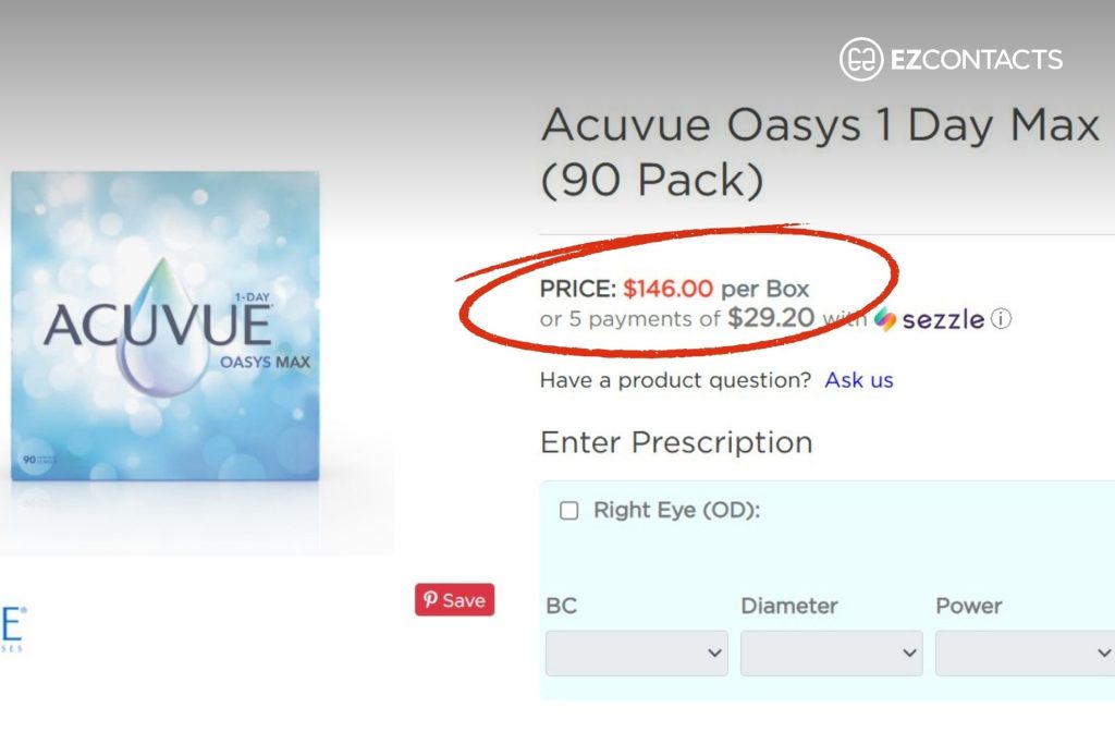 ACUVUE OASYS 1-Day at Designer Frames Outlet
