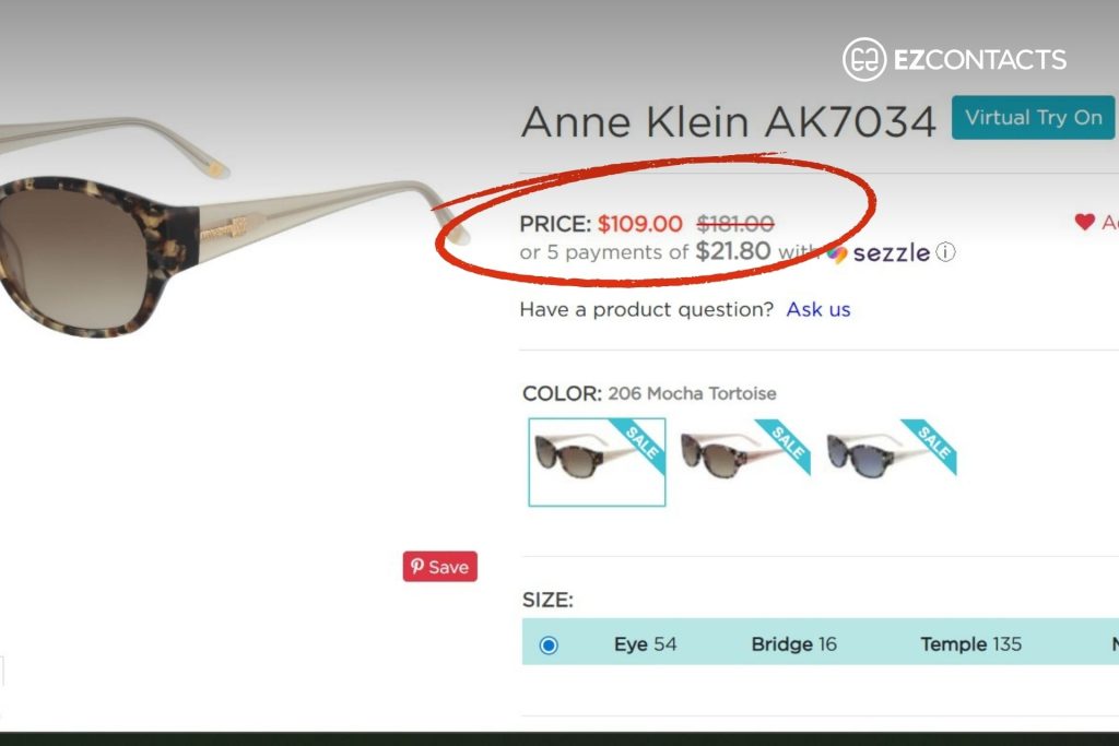 Anne Klein AK7034 at Designer Frames Outlet