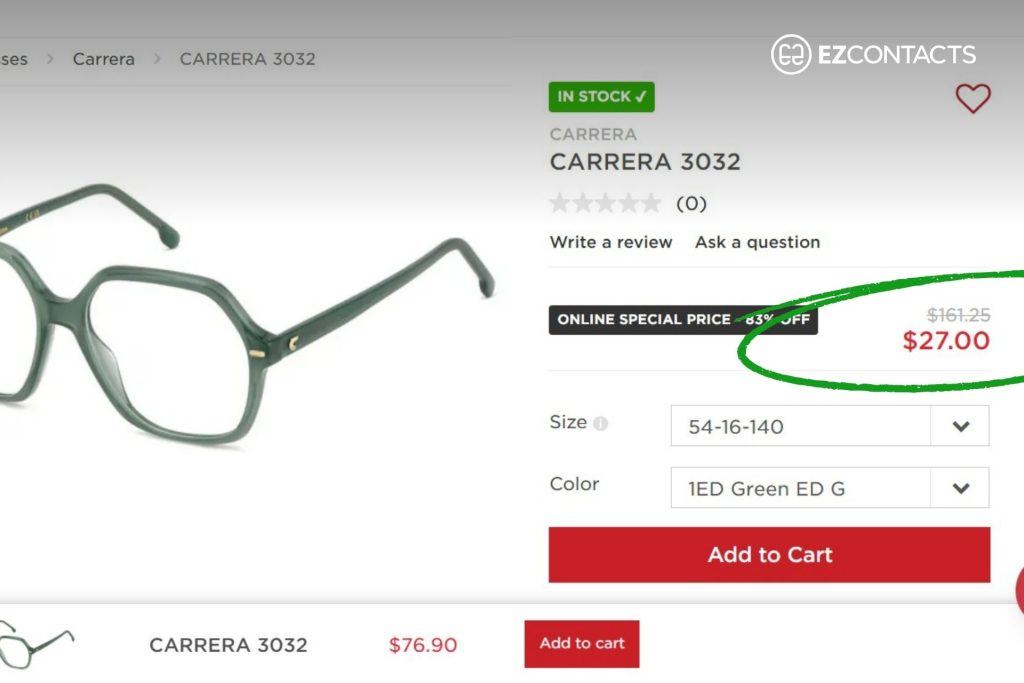 Carrera 3032 at EZContacts