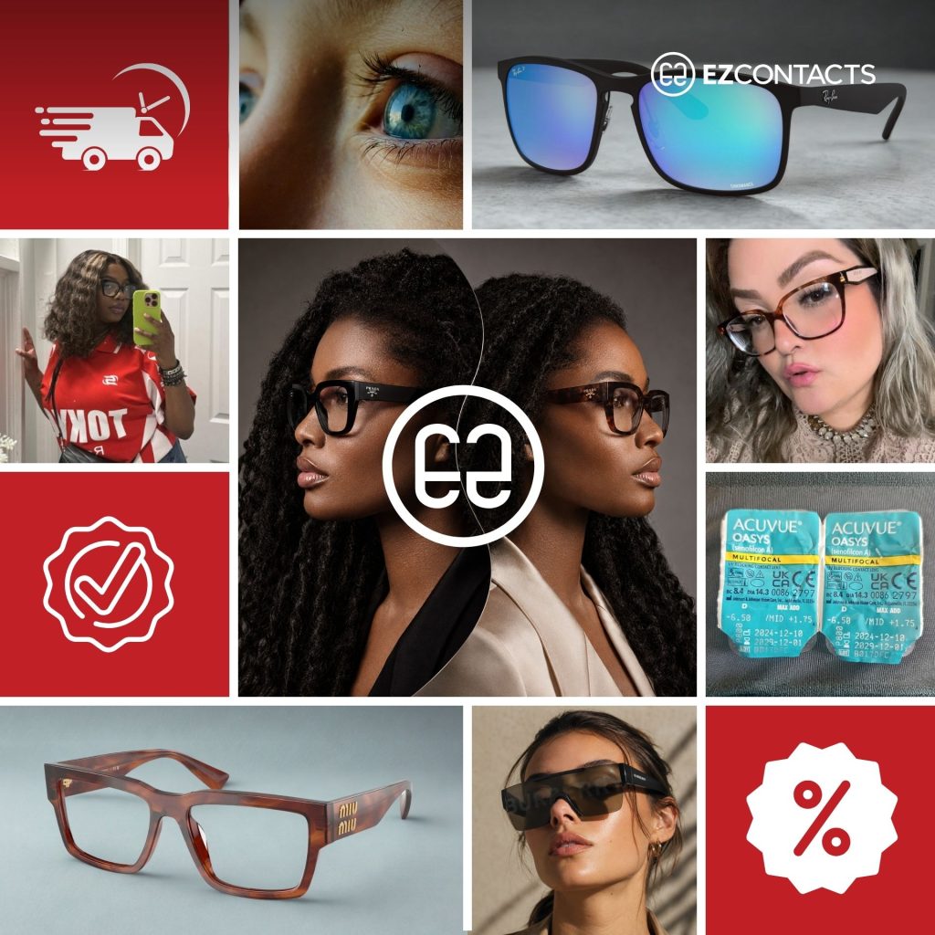 EZContacts Icons and Glasses