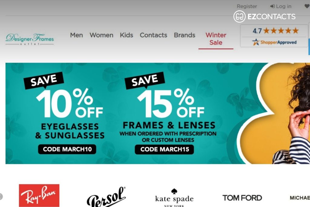 Designer Frames Outlet Homepage