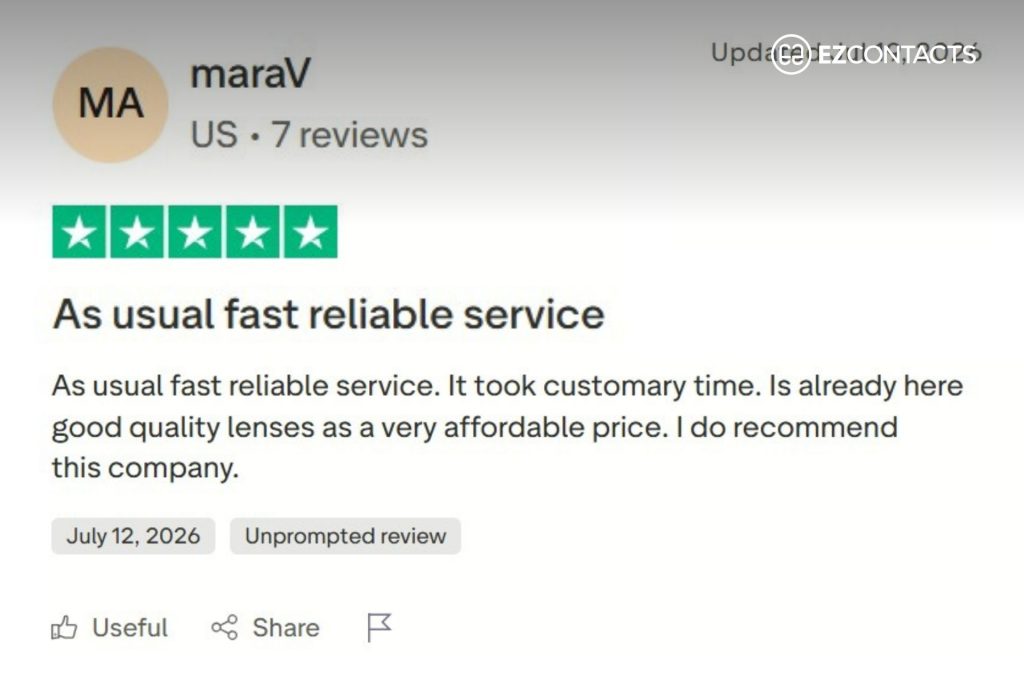 Designer Frames Outlet TrustPilot Review