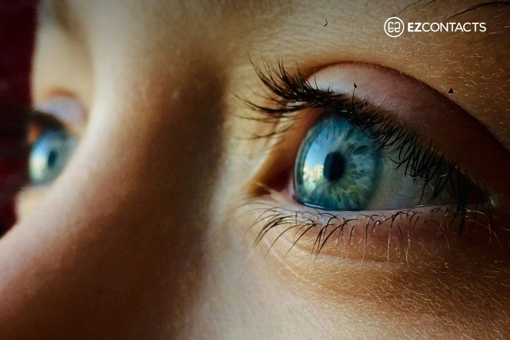 Close-Up of blue eye