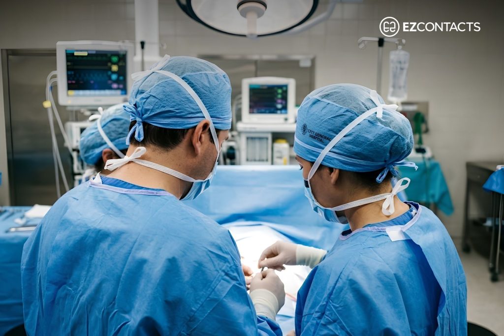 Person Having Corneal Surgery