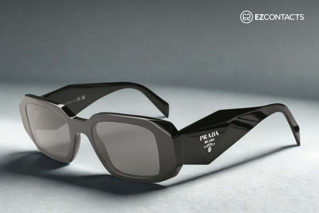 Prada PR 17WS black sunglasses