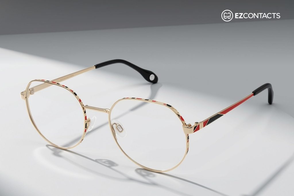 F3719 Frames in Gold Black Red