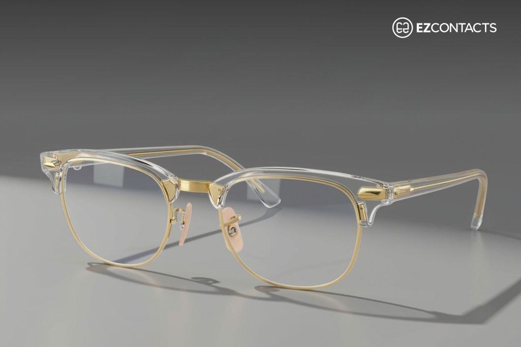 Ray-Ban Clubmaster in Clear