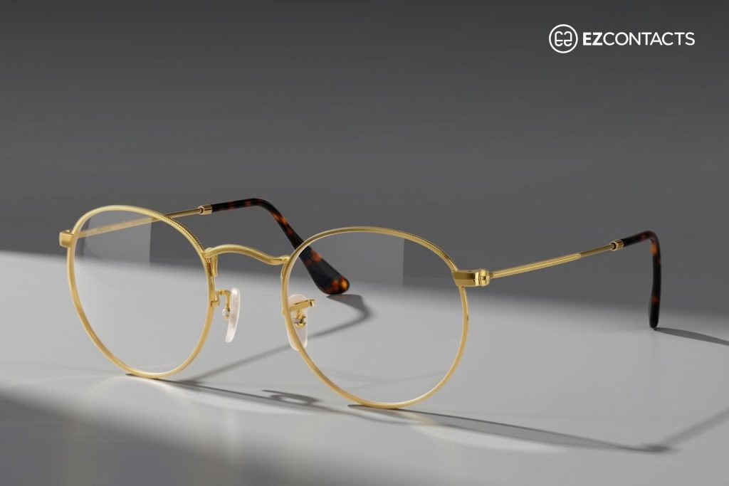 Ray-Ban RX3447V ROUND METAL in Gold