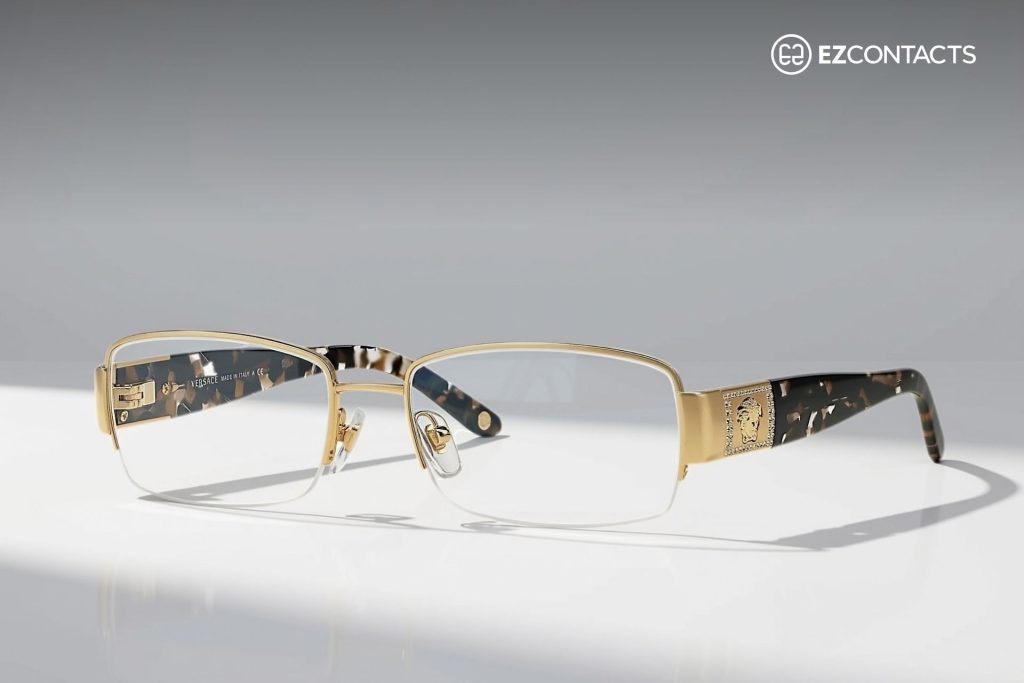 Versace VE1175B Glasses With Gold Rims
