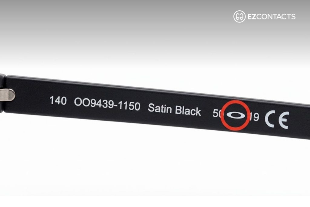 Code on Oakley Pitchman R Sunglasses with an Oakley Ellipse Logo