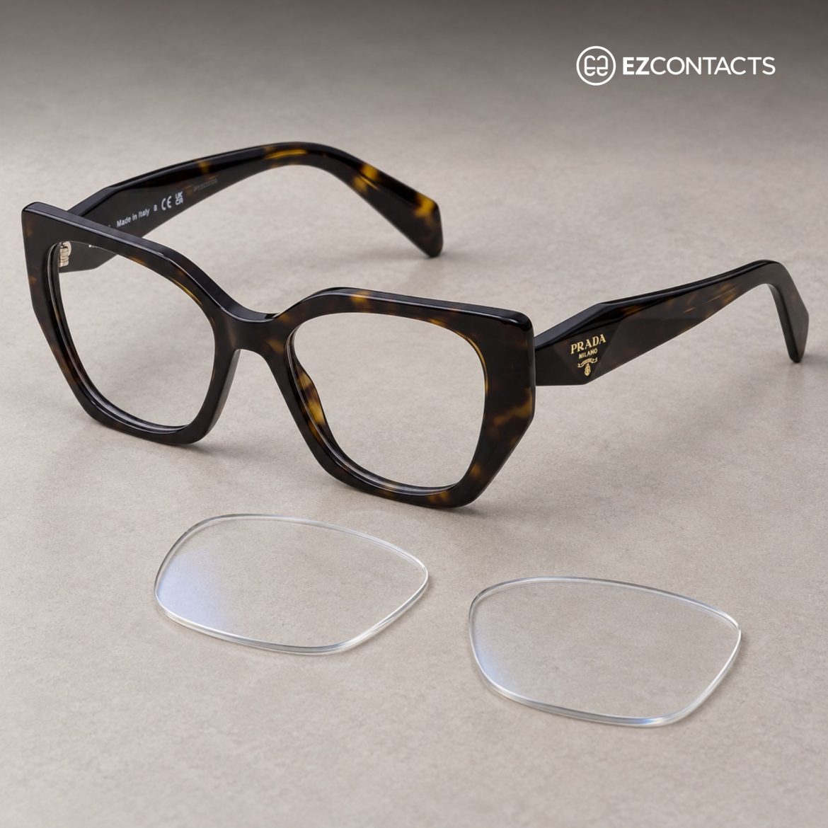 Prada Glasses With Lenses Taken Out