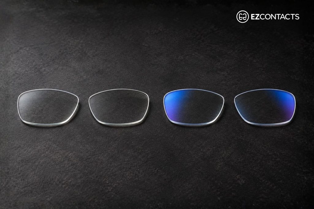 Lenses on a Dark Background