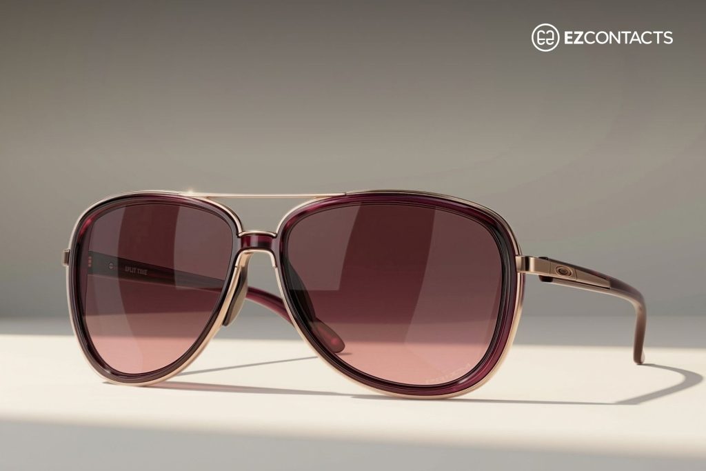 Oakley SPLIT TIME OO4129 Raspberry Sunglasses