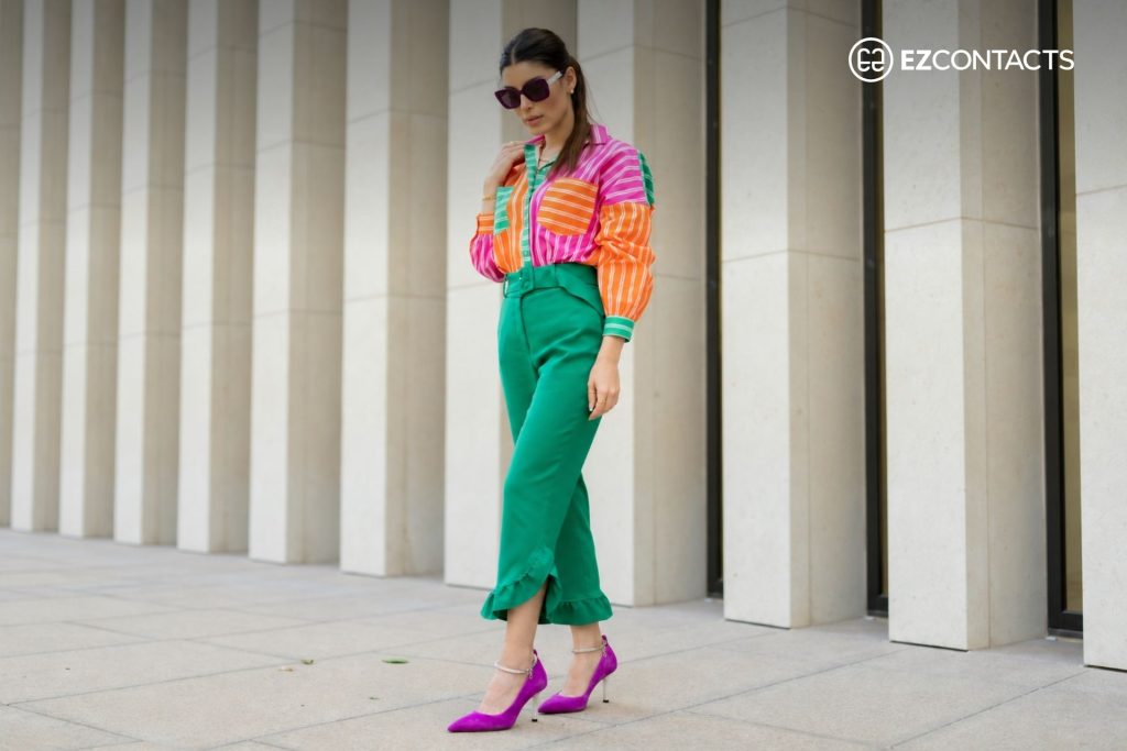 Woman Wearing Maximalist Outfit