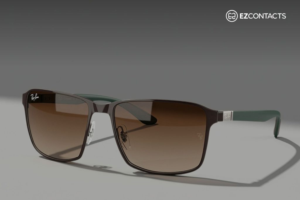 Ray-Ban RB3721 Sunglasses With Brown Lenses
