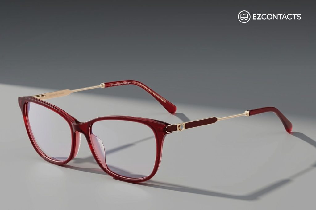 Kate Spade Gael Burgundy Glasses
