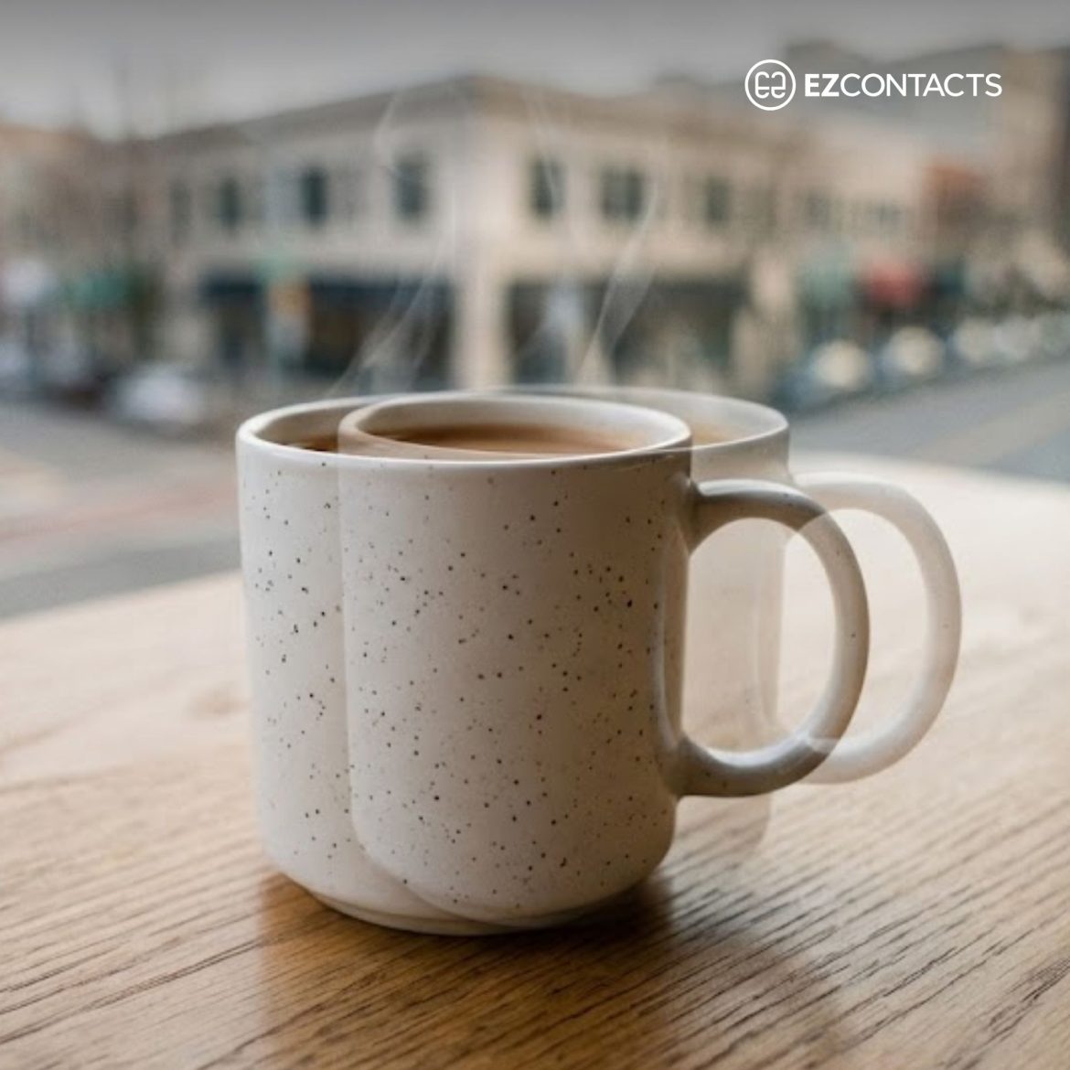 Double Images of a Coffee Mug