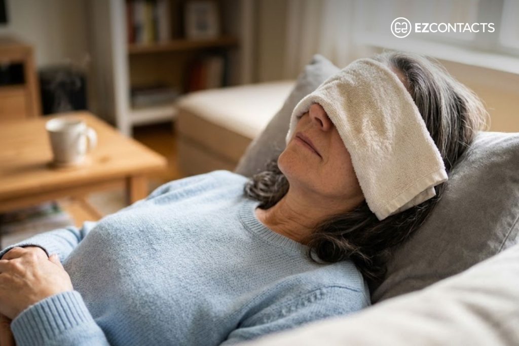 Cold Compress for Pink Eye