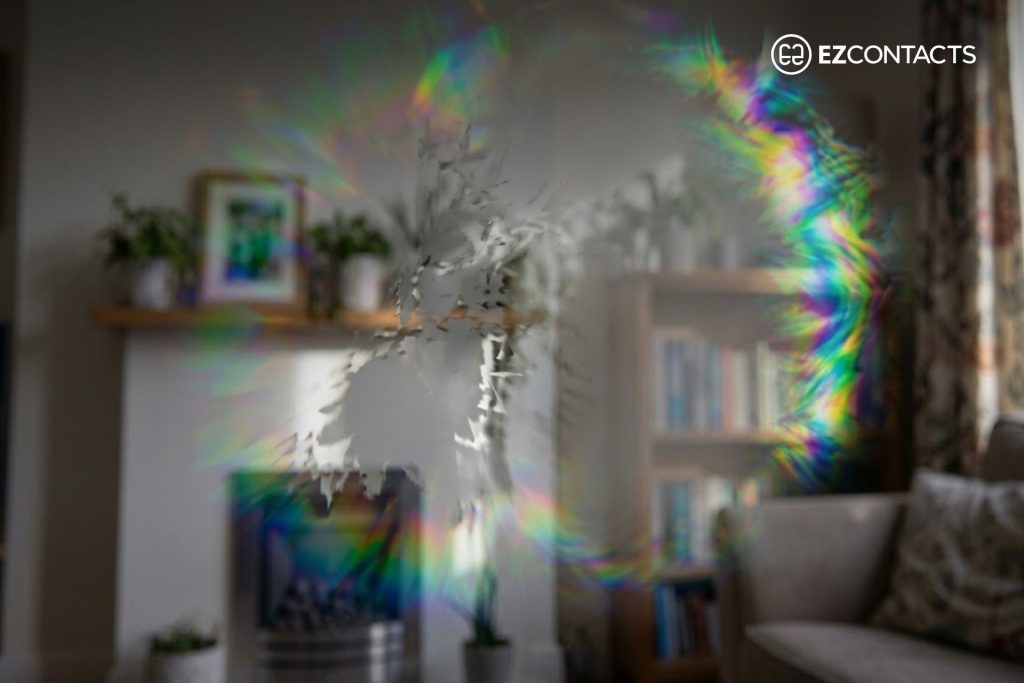 Example of What Someone With Visual Aura Might See
