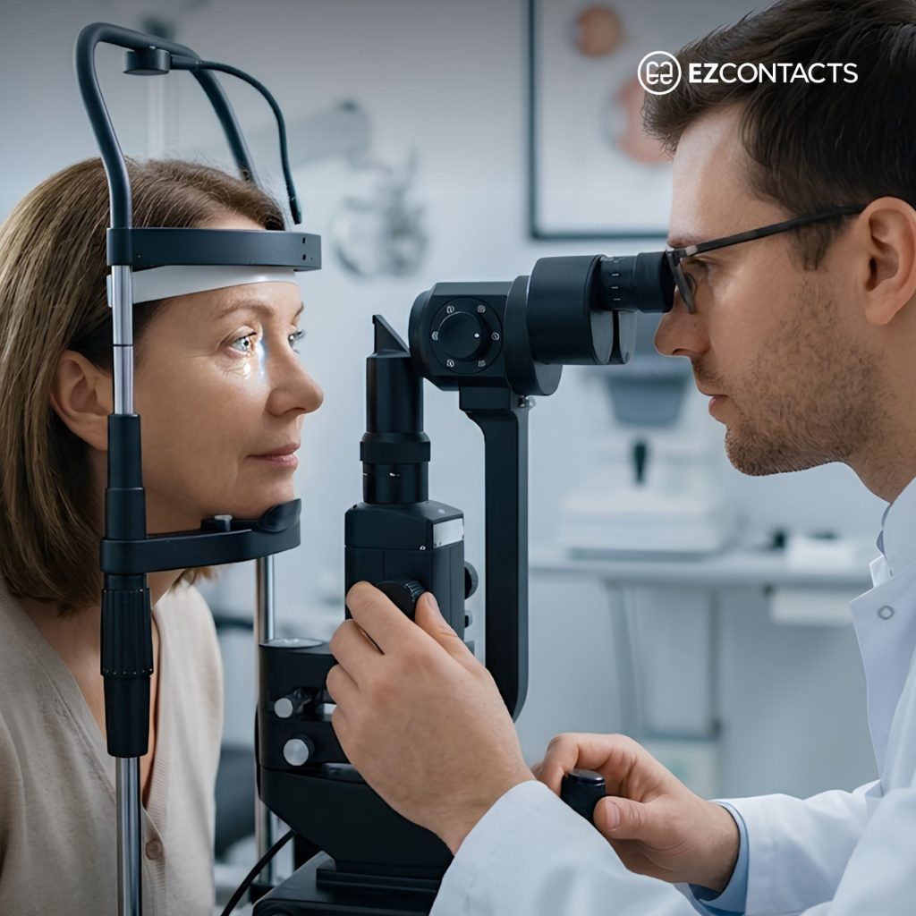Doctor Doing an Eye Exam