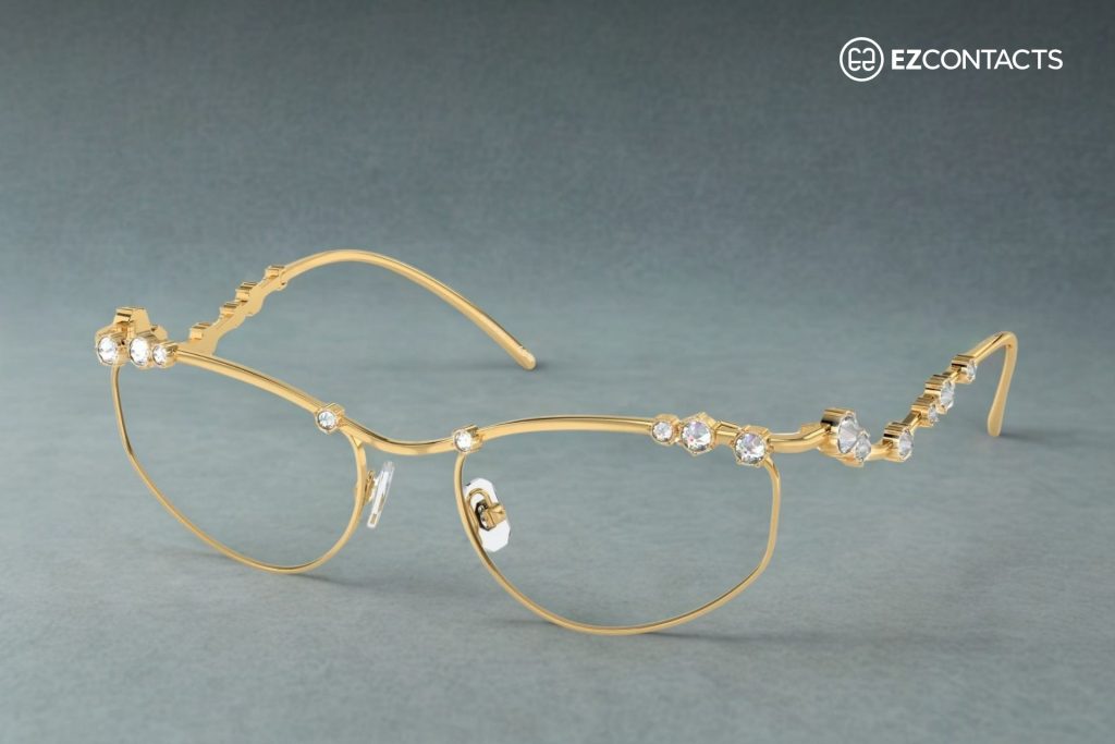 Swarovski SK1015 Gold Glasses