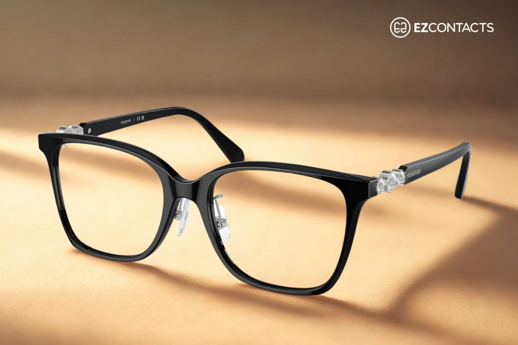 Swarovski SK2026D Black Glasses